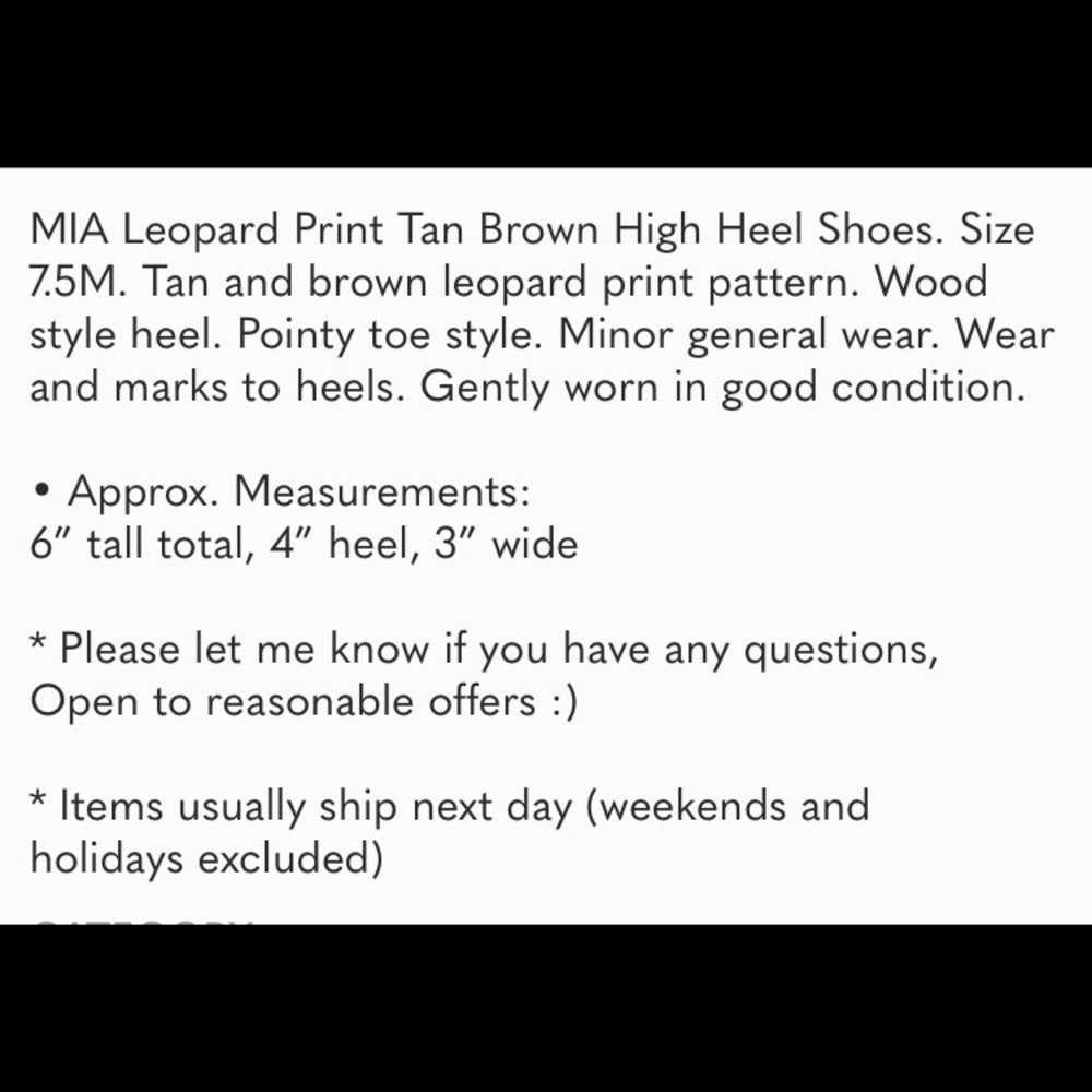 MIA Leopard Heels - Picture 13 of 13